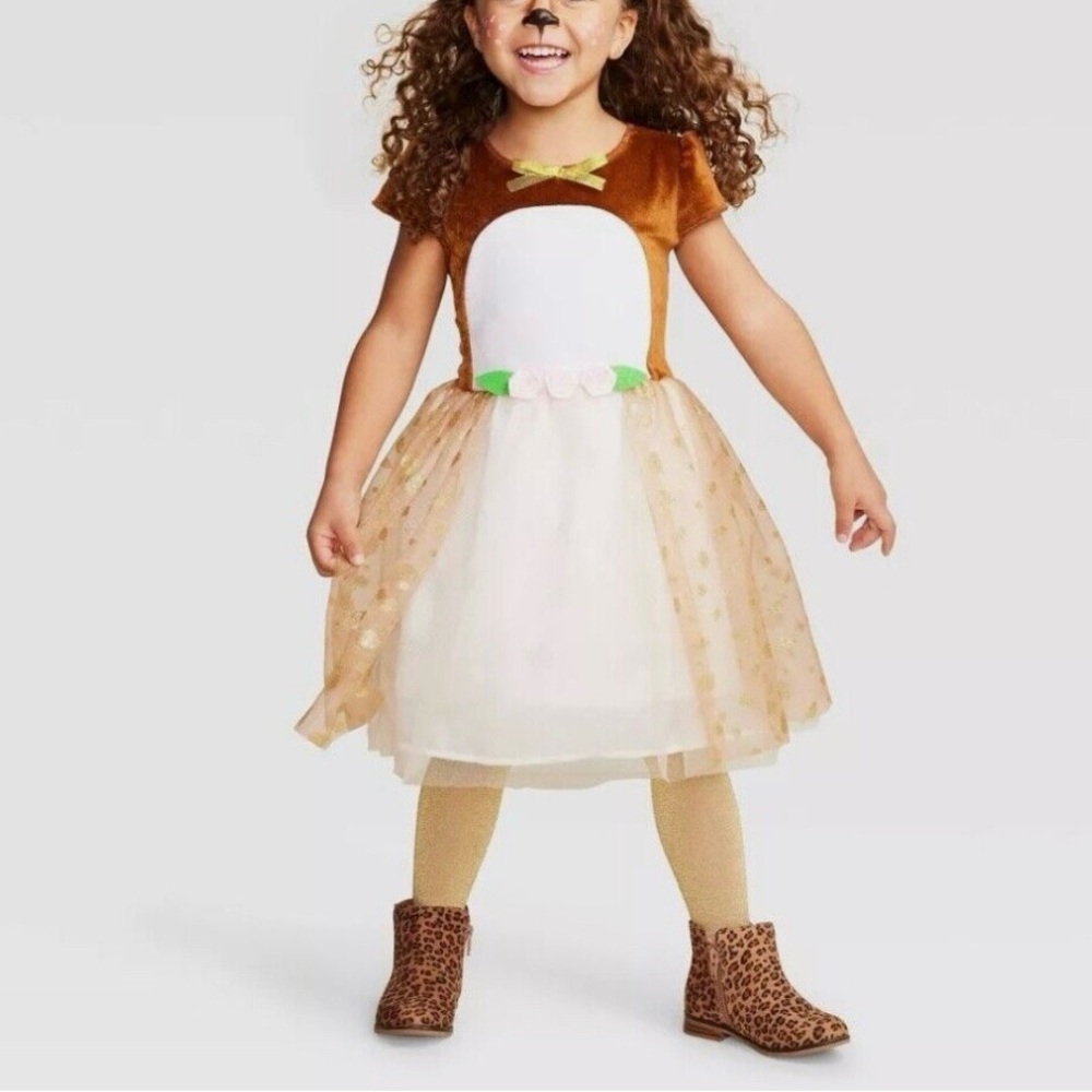 HYDE & EEK Fawn Toddler Girl Costume Only- Size 2T/3T